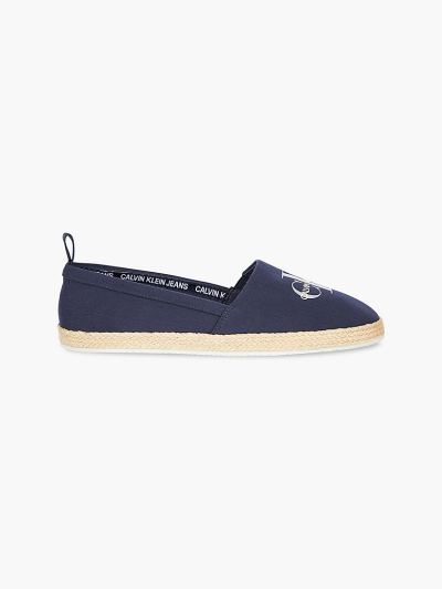 Calvin Klein Cipők HU565199 | Calvin Klein Twill Upper Női Espadrilles Sötétkék